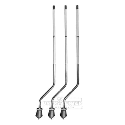 Danmar Floor Tom Legs w/Adjustable Spike Feet 10mm Set of 3 image 1