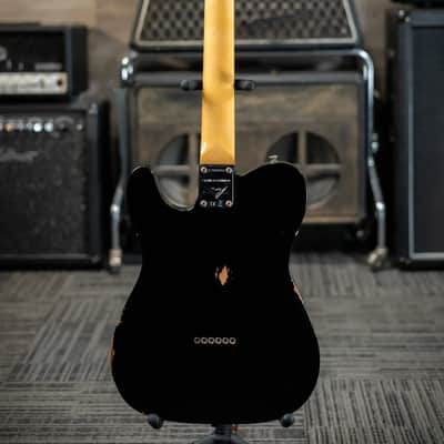 Fender Custom Shop LR25 1963 Telecaster Electric Guitar - Relic Black with Hardshell Case image 4