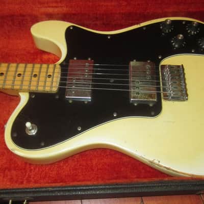 1973 Fender Telecaster Deluxe White w/ Original Case image 11