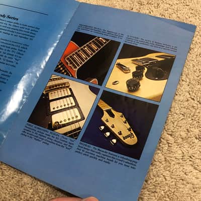 Gibson 1975 Solid Body Series Catalog Flyer (SG Custom, SG Standard, SG Special, Marauder, L6-S, L-5S, Carlos Santana) image 3