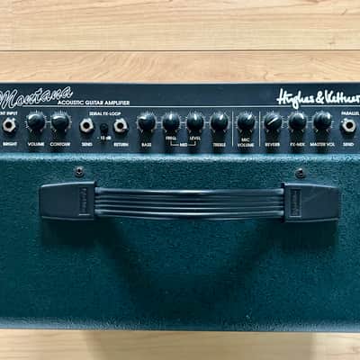 Hughes & Kettner Montana 2-Channel 60-Watt 1x12" Acoustic Guitar Combo 1999 - 2003 - Green image 2
