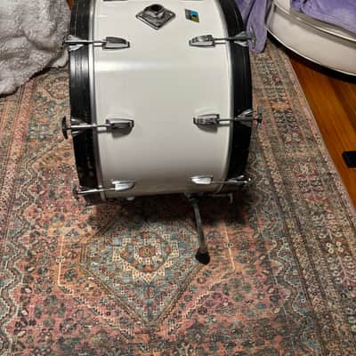 70’s Ludwig Bass Drum 24” - White Cortex image 4