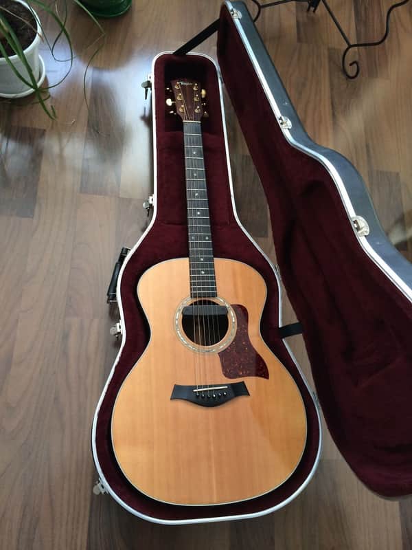 Taylor 714 1997 Natural Cedar image 1