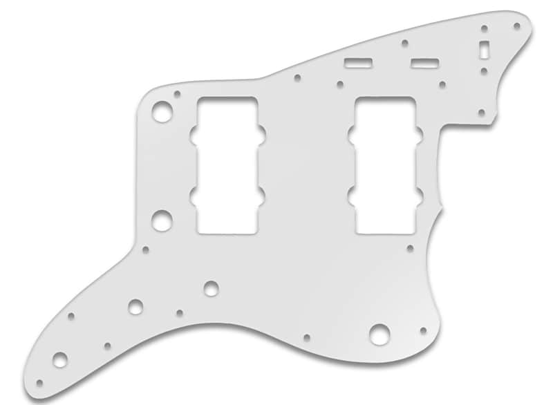 Pickguard For Fender USA Original & Reissue Jazzmaster - TRANSLUCENT MILK WHITE image 1