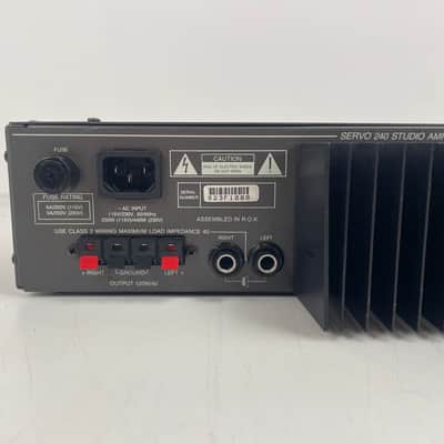 Samson Servo 240 Studio Amplifier - 120 W image 8