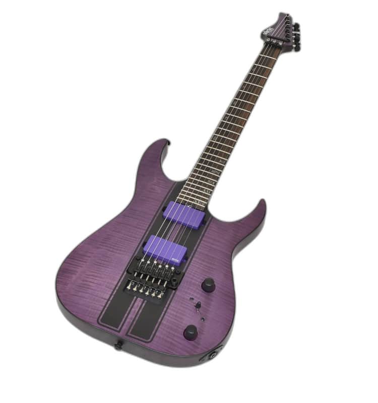 Schecter Banshee GT FR Guitar Satin Trans Purple B-Stock 0436 image 1