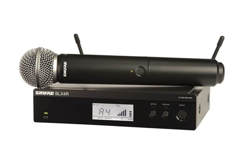 Shure BLX24R/SM58 Handheld Vocal Wireless Mic System With SM58 J11 image 1