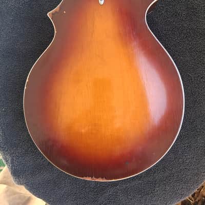 ~Vintage 1950's Airline Electric Mandolin Florentine Kay Harmony~USA image 4