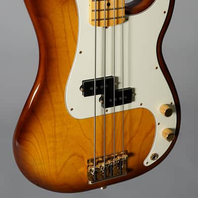 Fender 75th Anniversary Commemorative Precision Bass 2021 - 2-Color Bourbon Burst image 2