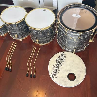 SJC Black Marble w/ Brass Hardware image 2