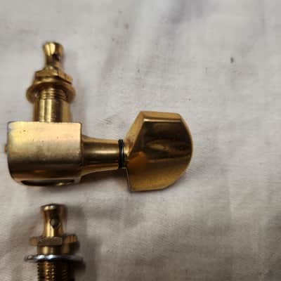 Schaller Schaller 3x3 Vintage Gold Tuners from a 1978 Travis Bean 1978 - Gold image 4