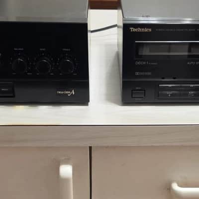 VINTAGE TECHNICS INTEGRATED AMPLIFIER/DOUBLE CASSETTE DECK COMPONENTS/JAPAN image 6