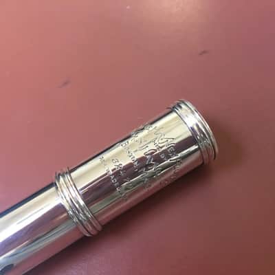 Vintage 1963 W.S Haynes Handmade Solid Silver Flute, New Pads, with 14K Gold Lip; with Case image 6