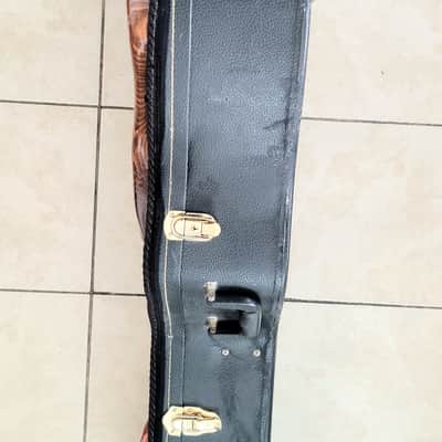 Custom Carved Guitar Hard Shell Case Abstract Female image 20