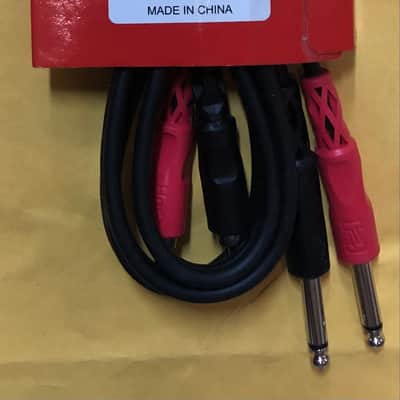Hosa CPR202 Dual 1/4" TS to Dual RCA Stereo Interconnect - 2 Meter image 3