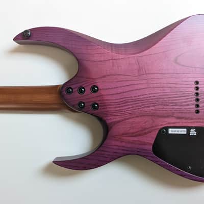 Solar Guitars AB 1.6HTPB 2022 - Trans Purple image 19