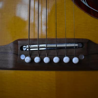 Vintage Lyle "Hummingbird" W-460 Acoustic Dreadnought Guitar - Gibson Copy / Lawsuit 1960s / 1970s image 8