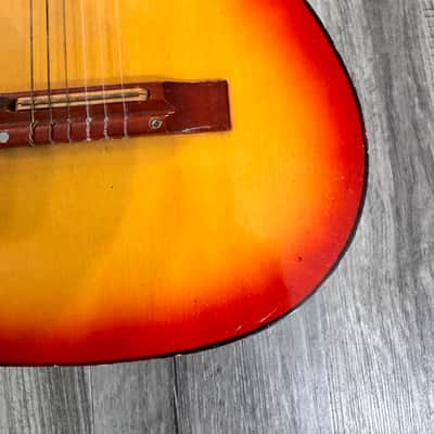 Kay Silvertone Sears Roebuck S501K 1970 - Sunburst Flamed image 3