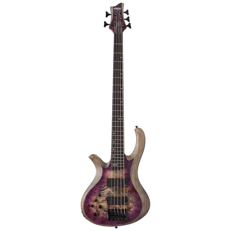 Schecter Riot-5 Left-Handed Aurora Burst image 1