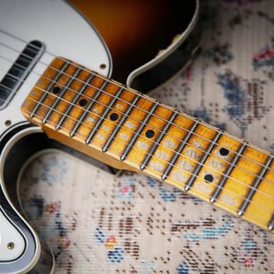 2022 Fender Custom Shop 65' Tele Custom Heavy Relic 3 Tone Sunburst image 20