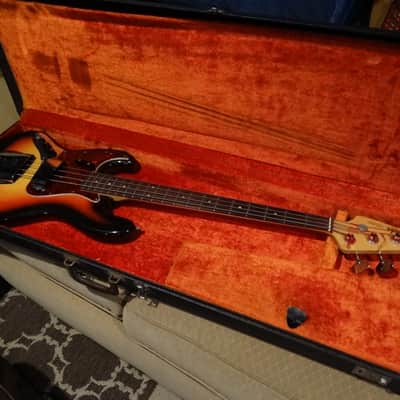 Fender Jazz Bass 1965 Sunburst-Left handed. image 1