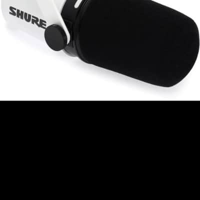 Shure MV7+ Hybrid Podcast Microphone - White image 5