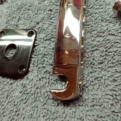 Gibson Parts Lot Wraparound Tailpiece Truss Rod Cover Les Paul SG Junior image 2