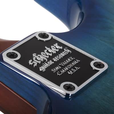 Schecter Traditional Pro Transparent Blue Burst image 11