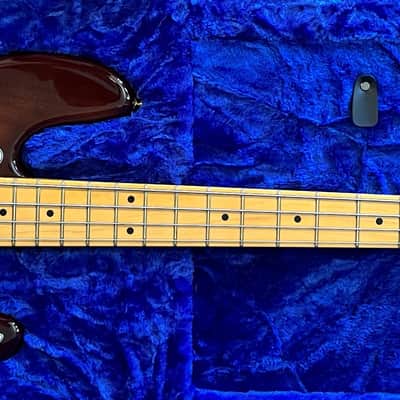 Fender 75th Anniversary Commemorative Precision Bass 2021 - 2-Color Bourbon Burst image 1