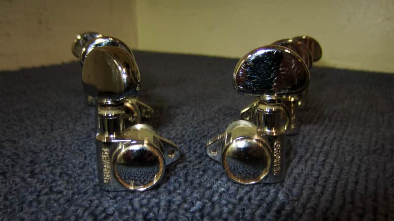 Grover Tuners for SG or Les Paul or Martin or Similar 1990s - Chrome image 1