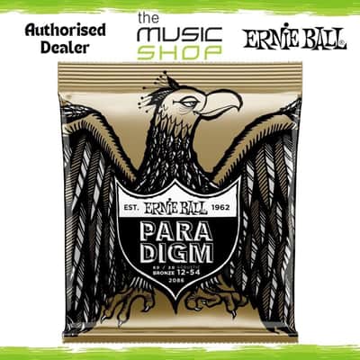 Ernie Ball Paradigm 12-54 Med/Light 80/20 Bronze Acoustic Guitar Strings - 2086 image 1