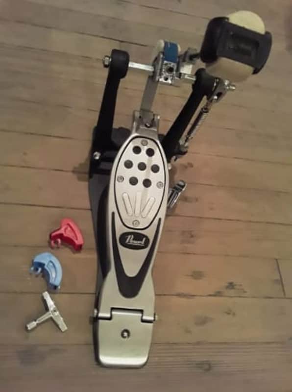 Pearl Powershifter "Eliminator" (Strap-Drive) Professional Level Bass Drum Pedal #2 with Extra Cams & Drum Key - Very Clean and Super Smooth image 1