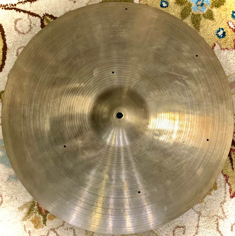 Zildjian Avedis 20” Jazz Ride 2076 Grams - Vintage 60's Era - Good Cond image 1