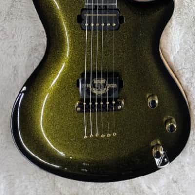 Mint Schecter 4136 Tempest 50th Anniversary Offset Electric Guitar in Gold Burst image 1