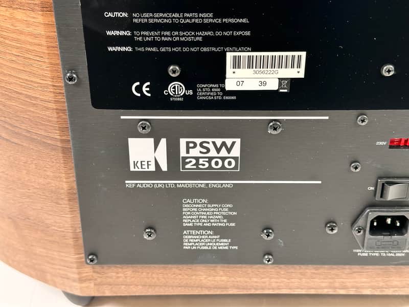 KEF Model PSW2500 Powered Subwoofer | Reverb Canada