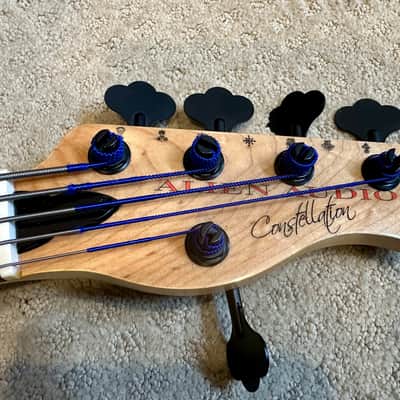 Alien Audio Constellation 2023 Walnut/Maple/Rosewood — Nordstrand equipped 5 string bass guitar image 5
