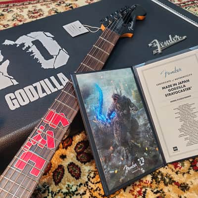 *NEW IN BOX* 2025 Fender Japan Godzilla Blue Stratocaster with Godzilla Distortion Set, Godzilla 70th Anniversary Collaboration Collection Limited Edition 🔥 image 3