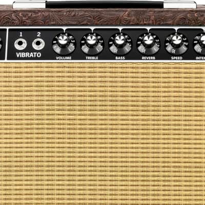 Fender Limited Western CB 65 Deluxe Reverb Combo Guitar Amplifier image 4