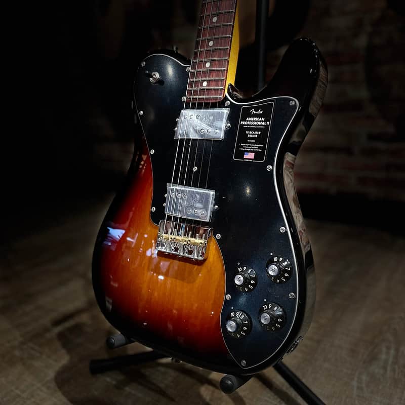 Fender American Professional II Telecaster Deluxe 3 Tone Sunburst image 1