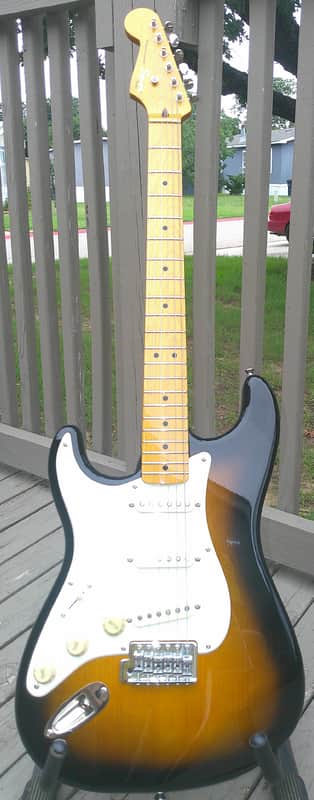 Fender Squier Classic Vibe Stratocaster 50's 2-tone sunburst image 1