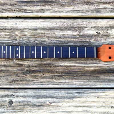 Telecaster snakehead neck, flamed roasted maple, 22 frets, leveled and polished, 9,5" radius image 2