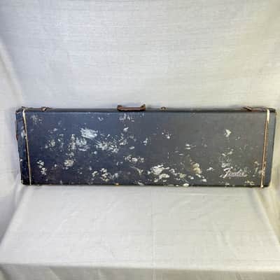 Fender Jazz Precision Telecaster Bass Hard Case 1967-1971 Black Orange image 3