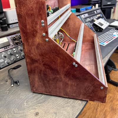 Custom 10U 104HP Powered Eurorack Wooden Case with Slide Nuts image 2