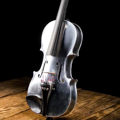 1932 Aluminum Musical Instrument Co. Aluminum Violin - Free Shipping image 4