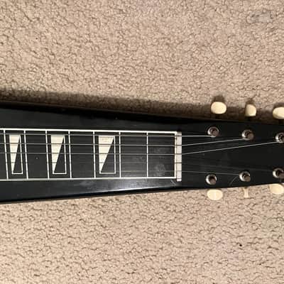 1964 Airline Lap Steel made by Valco- Black image 8