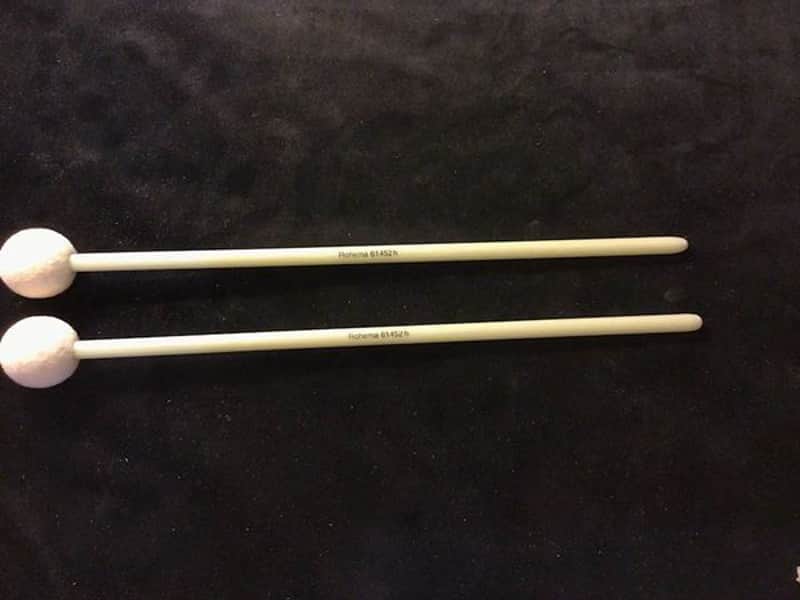 Rohema Percussion - Percussion Mallet Hard Felt Ball (Made In Germany) Pair image 1