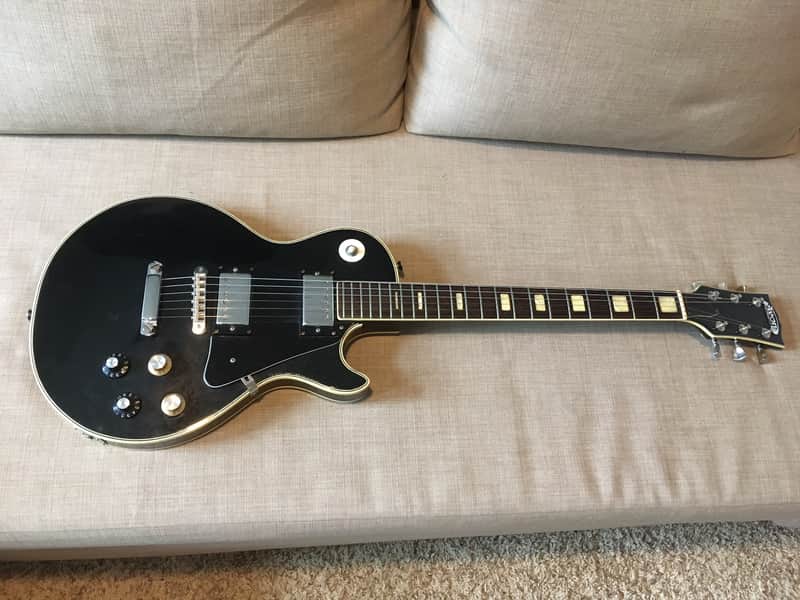 Avon Rose Morris Les Paul (3403) 1976 Black | Reverb