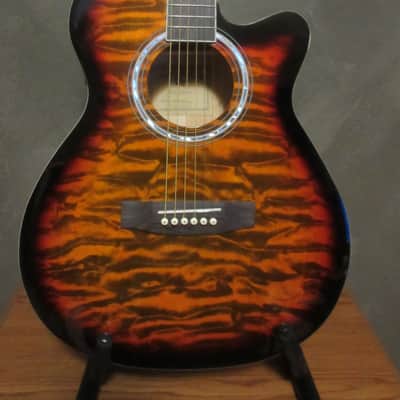 Indiana Madison Quilt Tobacco Sunburst MAD-QTTB with Built In Electronics image 2