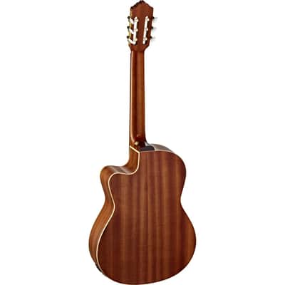 Ortega Performer Series Solid Top Slim Neck Acoustic-Electric Nylon Classical Guitar w/ Bag image 2