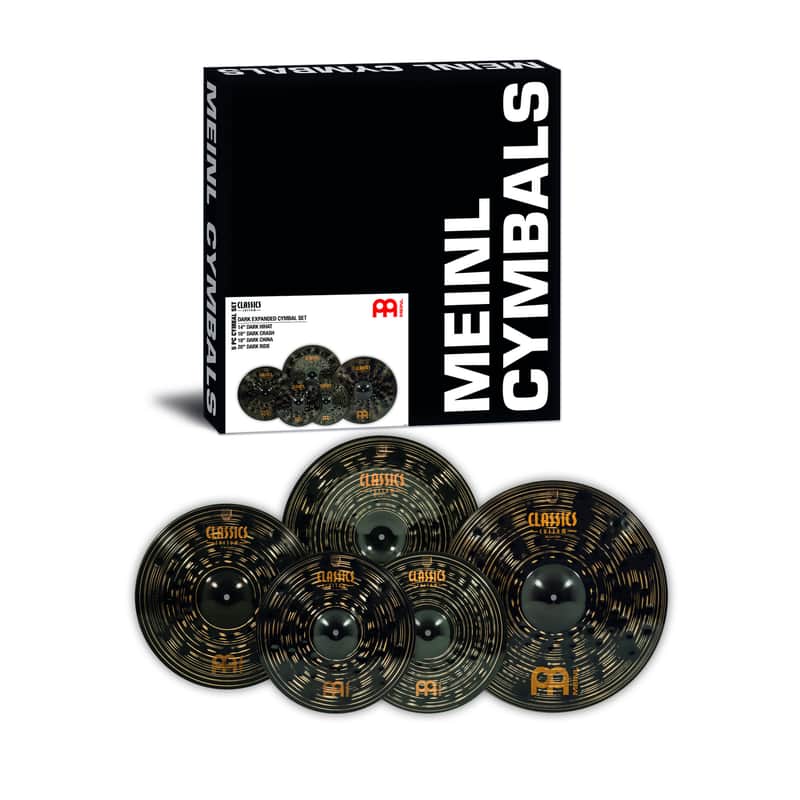 Meinl Cymbals CCD-CS1 Classics Custom Dark Expanded Cymbal Set image 1